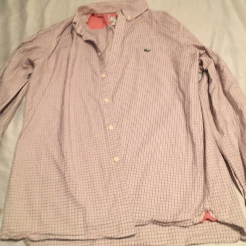 Lacoste Large Plaid Shirt